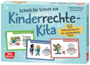 Cover Kartenset "Schritt für Schritt zur Kidnerrechte-Kita"