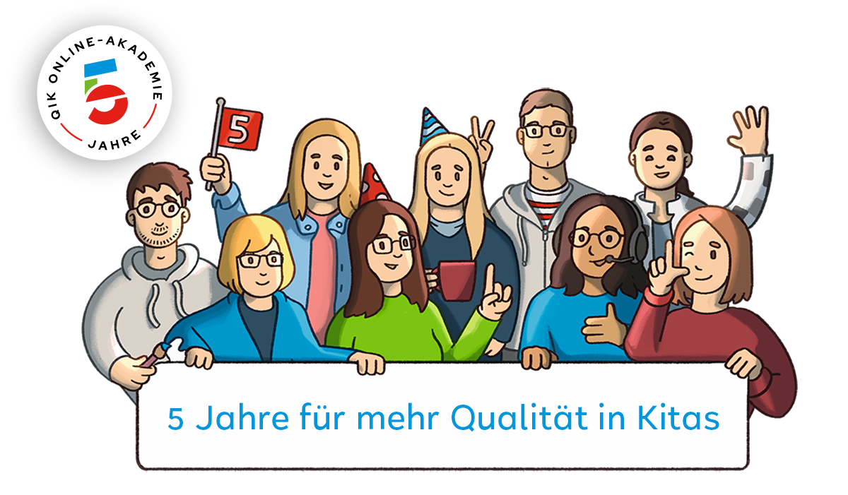 Team Illustration 5 Jahre